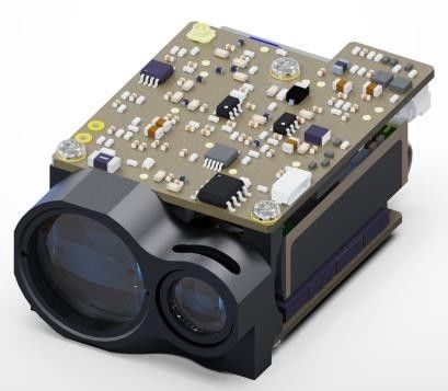 Kualitas 1 -10 Hz Keamanan Mata Manusia Modul Pengukuran Jarak Laser RL2000 pabrik
