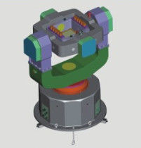 Kualitas Papan putar uji Gyrcompass Tiga sumbu yang disesuaikan dengan RS232 RS422 Ethernet Interface dan Konstruksi paduan aluminium stainless steel pabrik