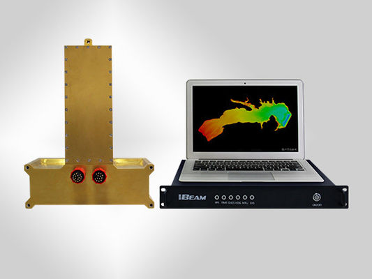 Kualitas Roll Stabilization 200W Multi Beam Echo Sounder Kepadatan sinar tinggi dan kecepatan ping Miniaturisasi pabrik