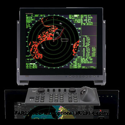 Kualitas 12kW 96nm Marine ARPA Radar Dengan Layar LCD Warna 23.1" pabrik
