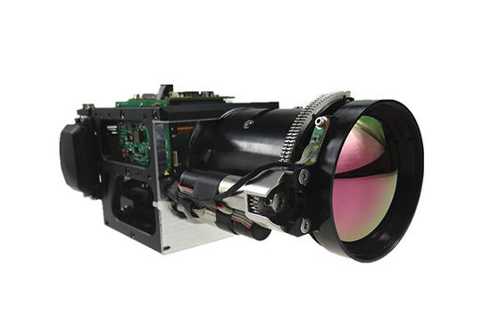 Kualitas 30-300mm F5.5 Zoom Berkelanjutan LEO Detector Sistem Kamera Pencitraan Termal pabrik
